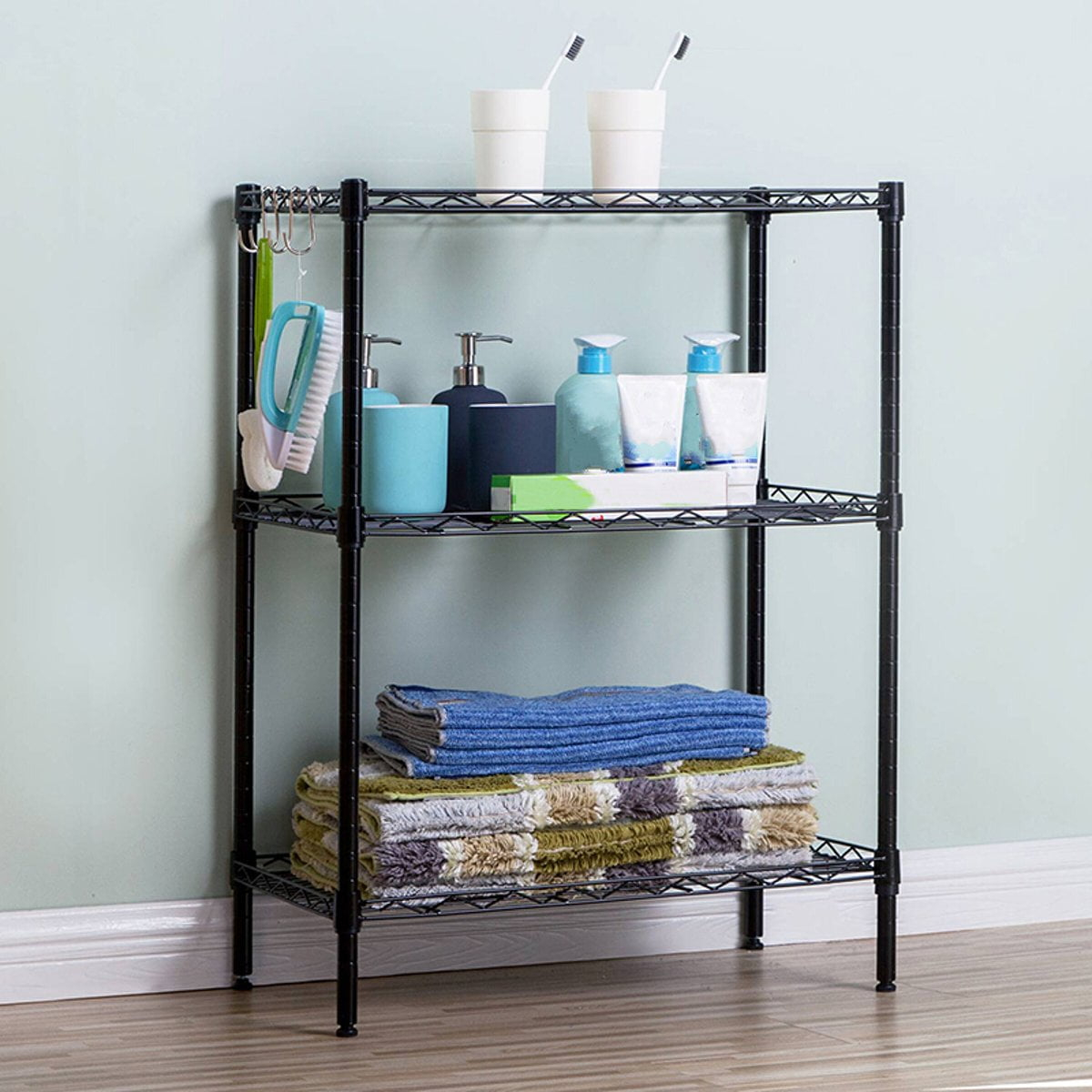 3/4/5 Tier Steel Wire Shelving Unit Heavy Duty Metal Shelves Shelf ... for The hidden benefits of choosing wire shelving units for commercial spaces