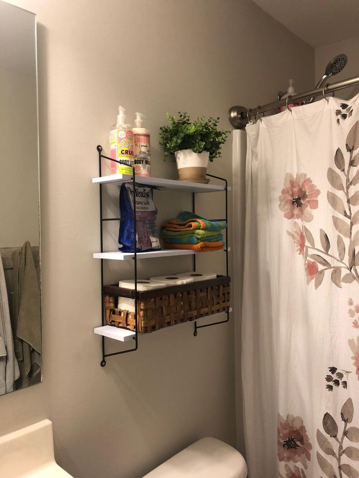 3 Tier White Wall Shelf, Bathroom Shelves Wall Mounted Industrial Floating Shelves Hanging ... regarding Display Wall Shelf Storage Rack Wall Rack Holder Rack, White, 3-Tier