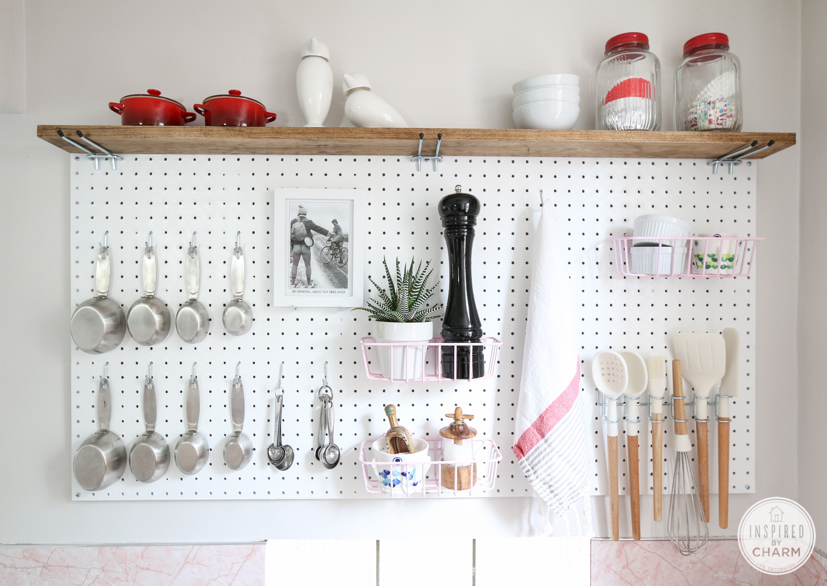 30 Fantastic Pegboard Kitchen Organizer - Home Decoration And ... inside Boost Your Kitchen Storage With Pegboard On A Wall