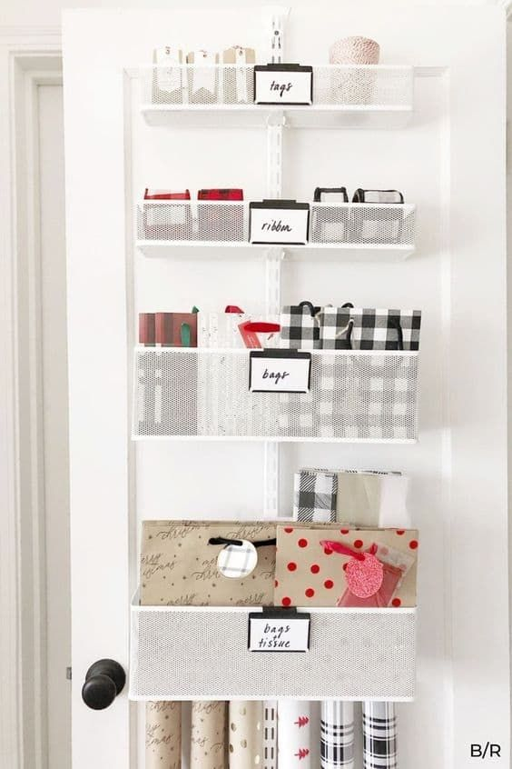 30 Gift Wrap Organization Ideas | Gift Wrap Organization, Simple ... inside Designing Impact: How Strategic Shelf Wrapping Drives Customer Engagement