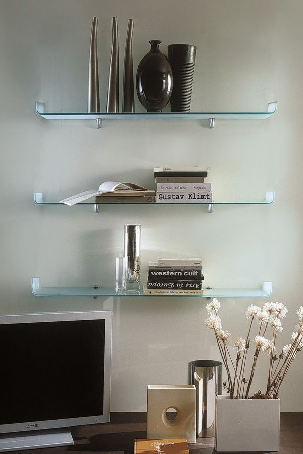 30 Unique Wall Shelf Decorating Ideas For Living Room inside Glass Shelving Ideas