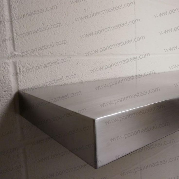 36&Quot;X10&Quot;X2.5&Quot;(Cm.91X30,5X5,1) Stainless Floating Shelf With Lights ... regarding Caring for Your Stainless Steel Floating Shelf 18"x10"x2.5" for Lasting Beauty