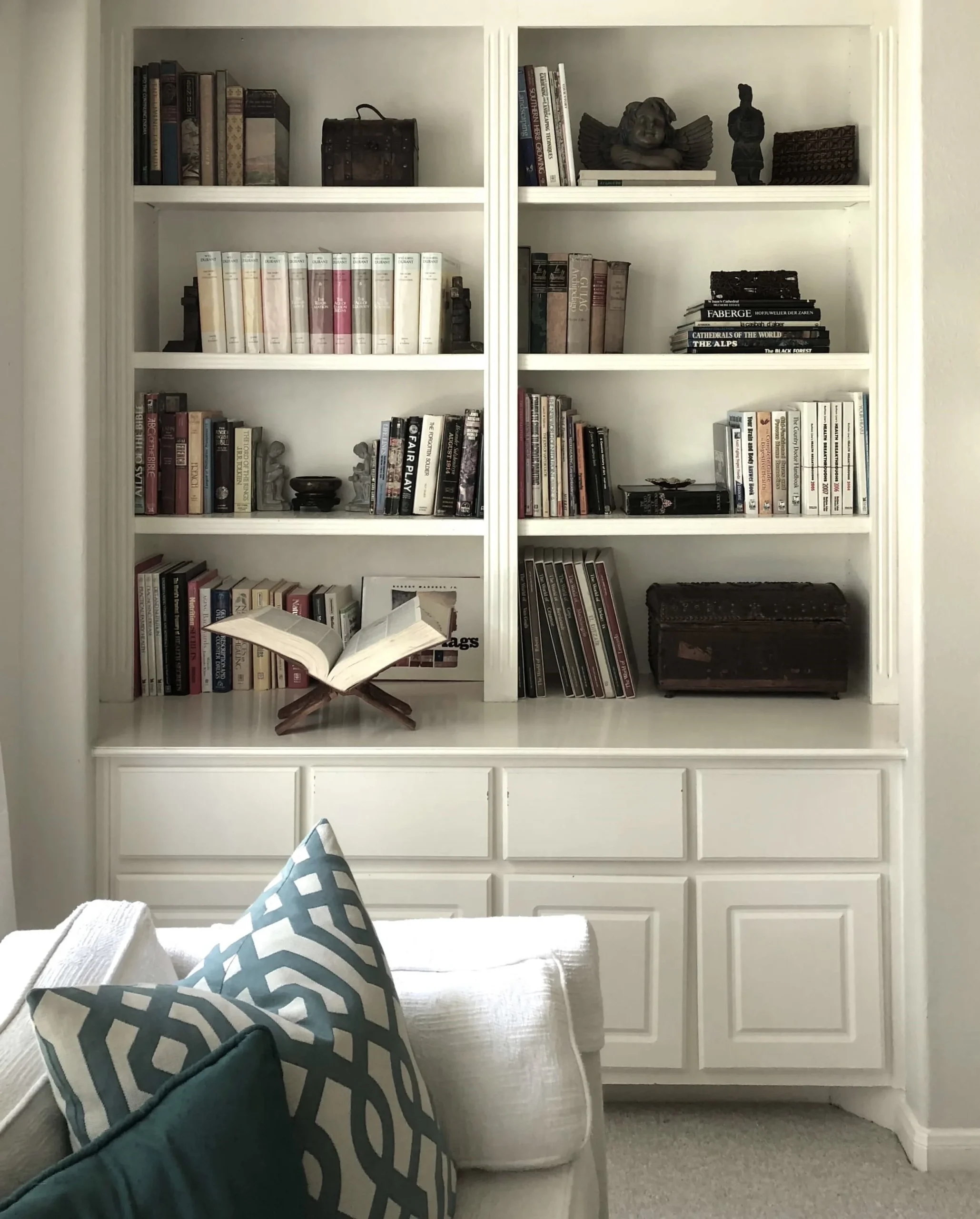 5 Of My Best Bookshelf Styling Tips + A Great Giveaway! — Designed intended for Creating Visual Harmony: Essential Bookshelf Styling Principles
