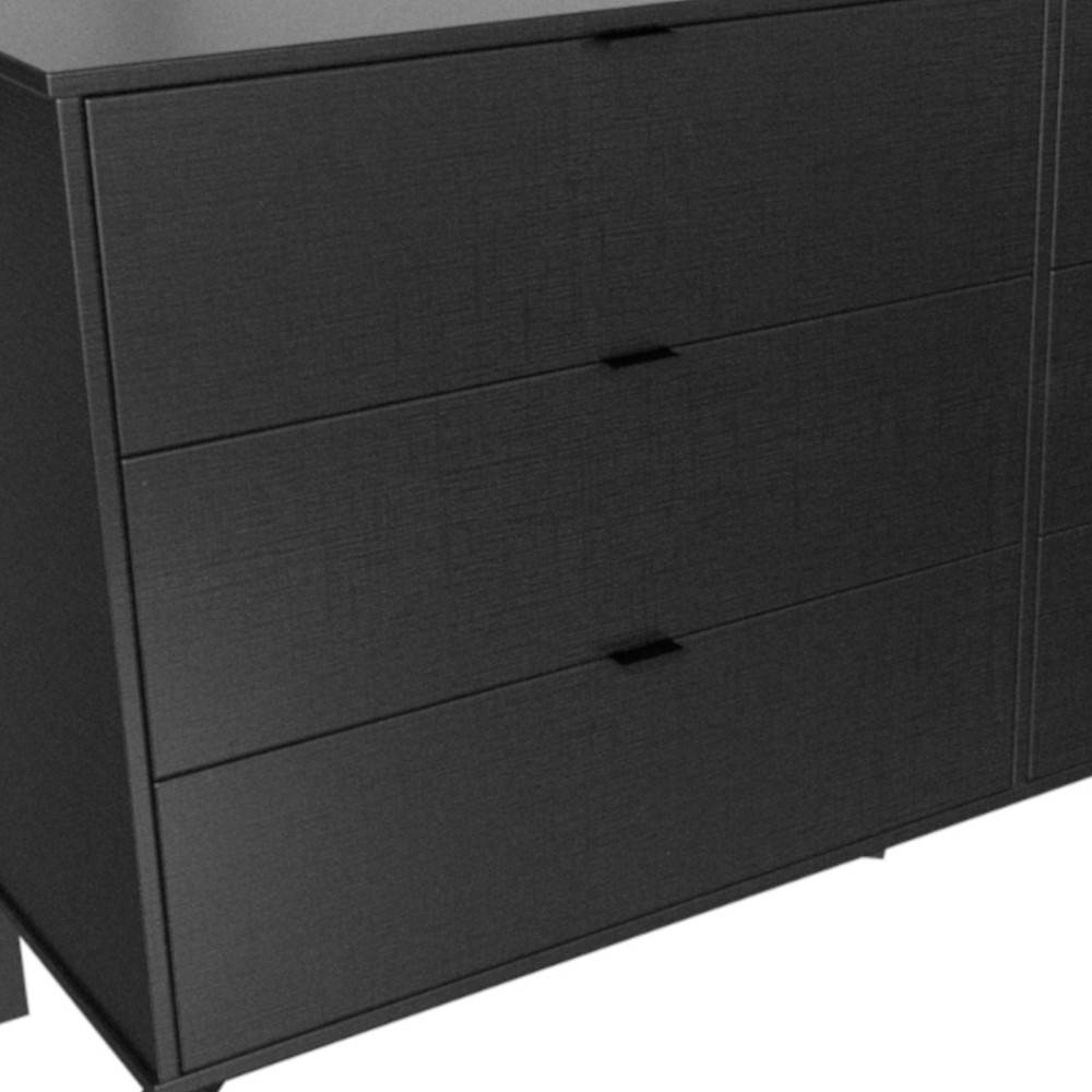 59" Black Charcoal Six Drawer Double Dresser throughout A Closer Look at the 59" Black Charcoal Six Drawer Dresser Its Features and Function