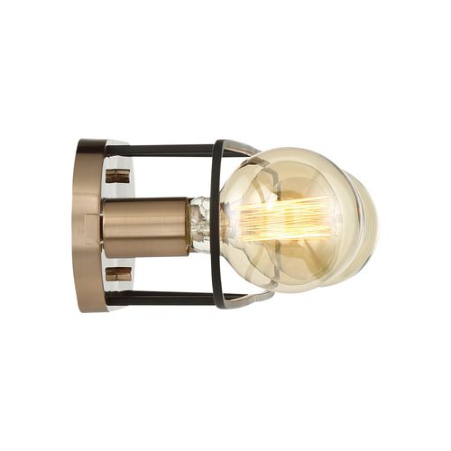 60-6654 - Nuvo 60-6654 - Chassis 4 Light Vanity Copper Brushed Brass ... regarding Chassis 4 Light Island Light, Copper Brushed Brass And Matte Black