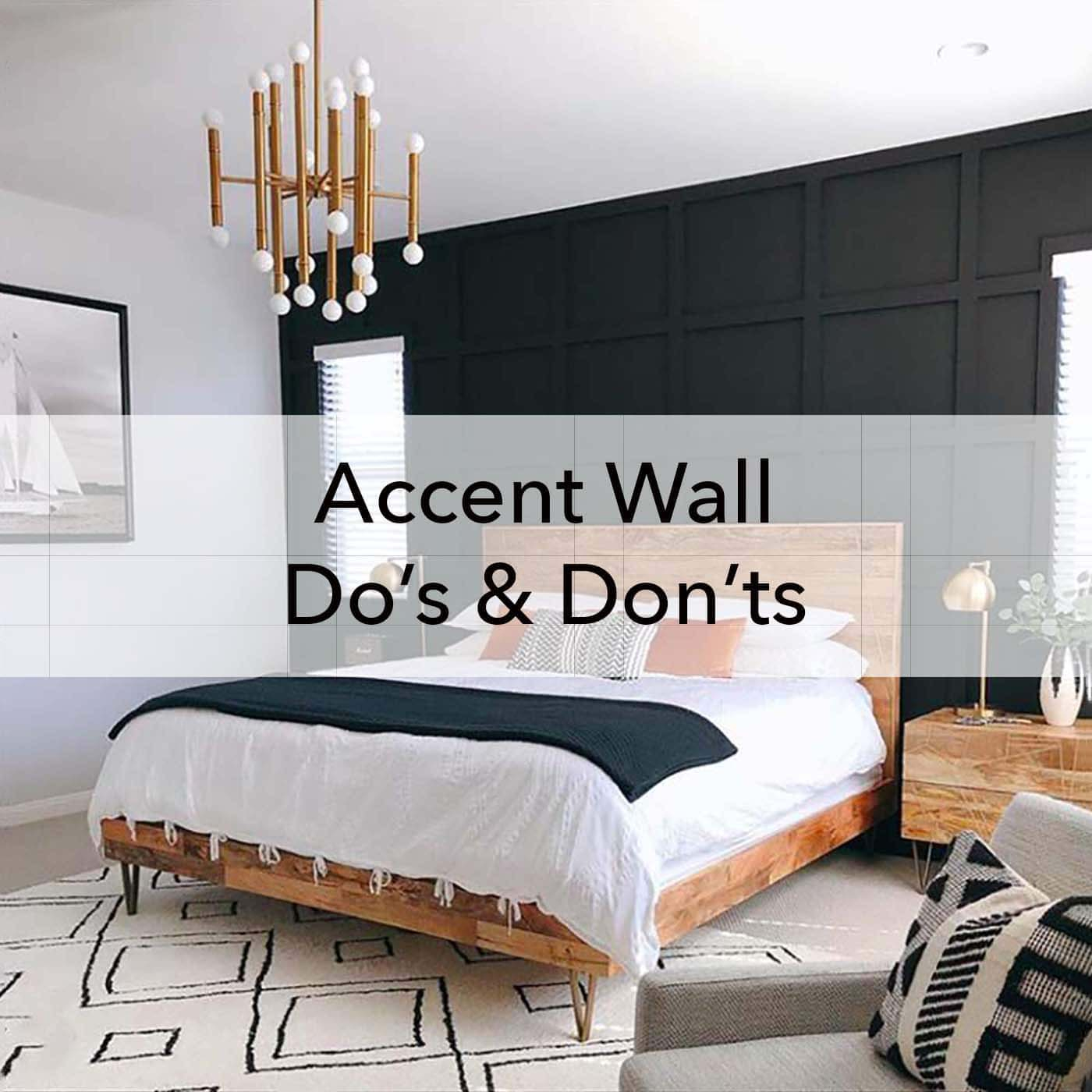 7 Accent Wall Do'S And Dont'S - Paper Moon Painting throughout Creative Wall Treatments That Make a Statement