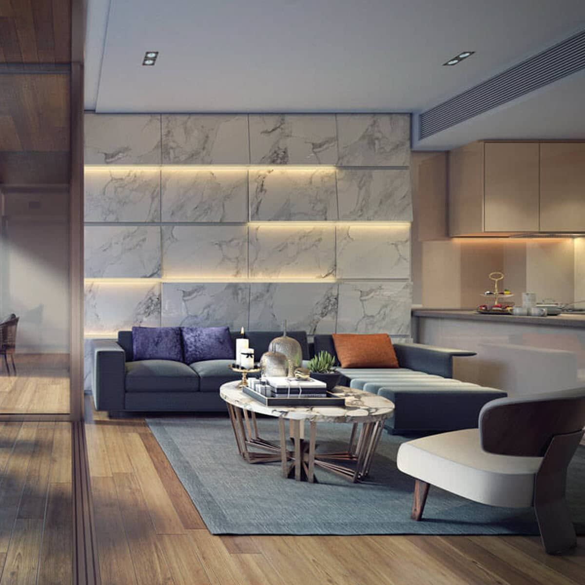 7 Captivating Feature Walls To Transform Your Living Room - Homystyle regarding Expert Opinion: What's Next For The Feature Wall?