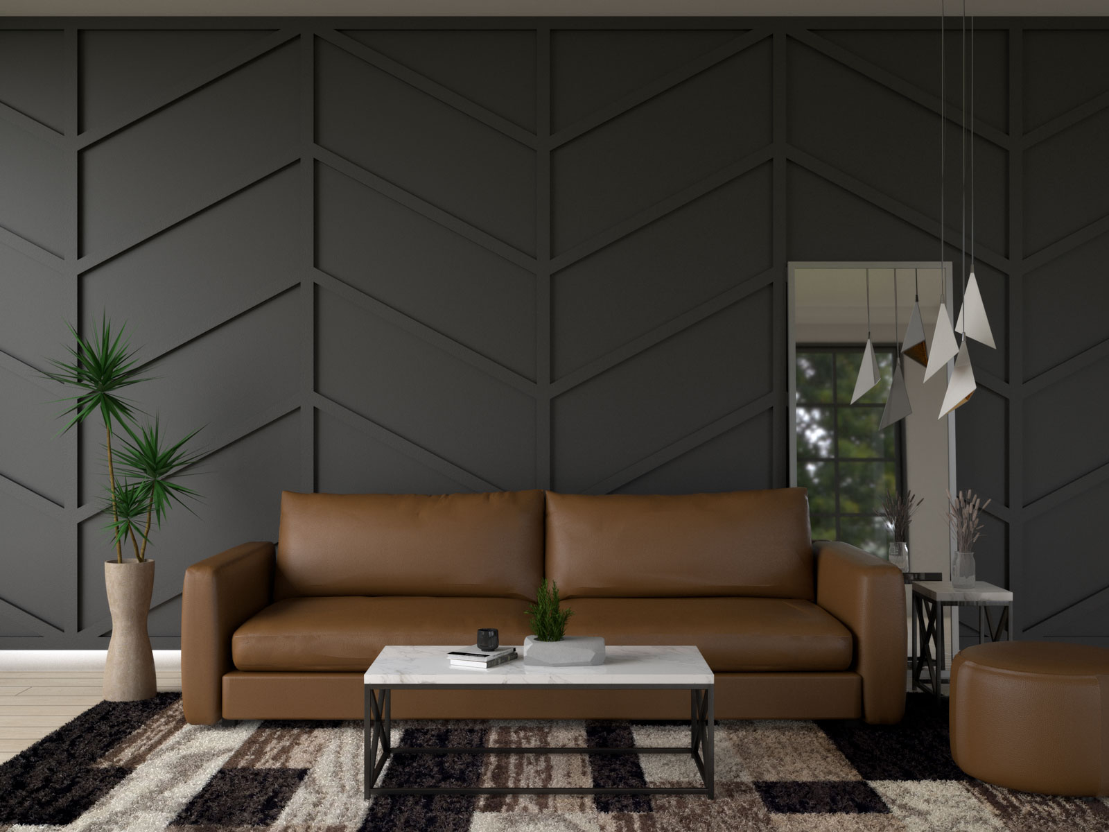 7 Stylish Furniture Colors To Complement Black Walls - Roomdsign.com for From Bold to Serene Accents for Black Walls