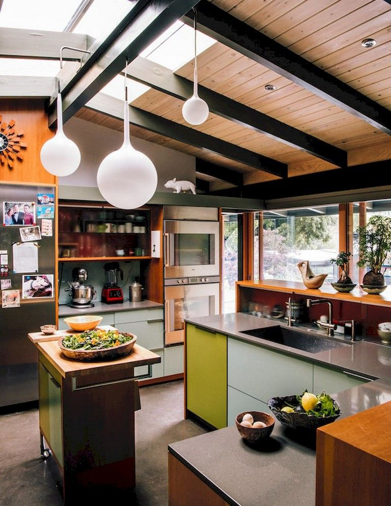 80 Best Modern Mid Century Kitchen Designs Ideas | Kitchen Remodel ... throughout Kitchen Of The Week: Walls Come Down In A Colorful Midcentury Space