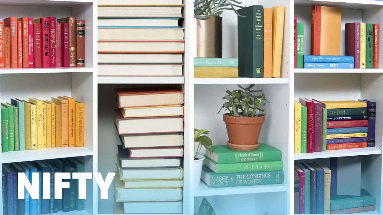 9 Stylish Ways To Organize Your Bookshelf - Youtube with regard to How To Organize Bookshelf