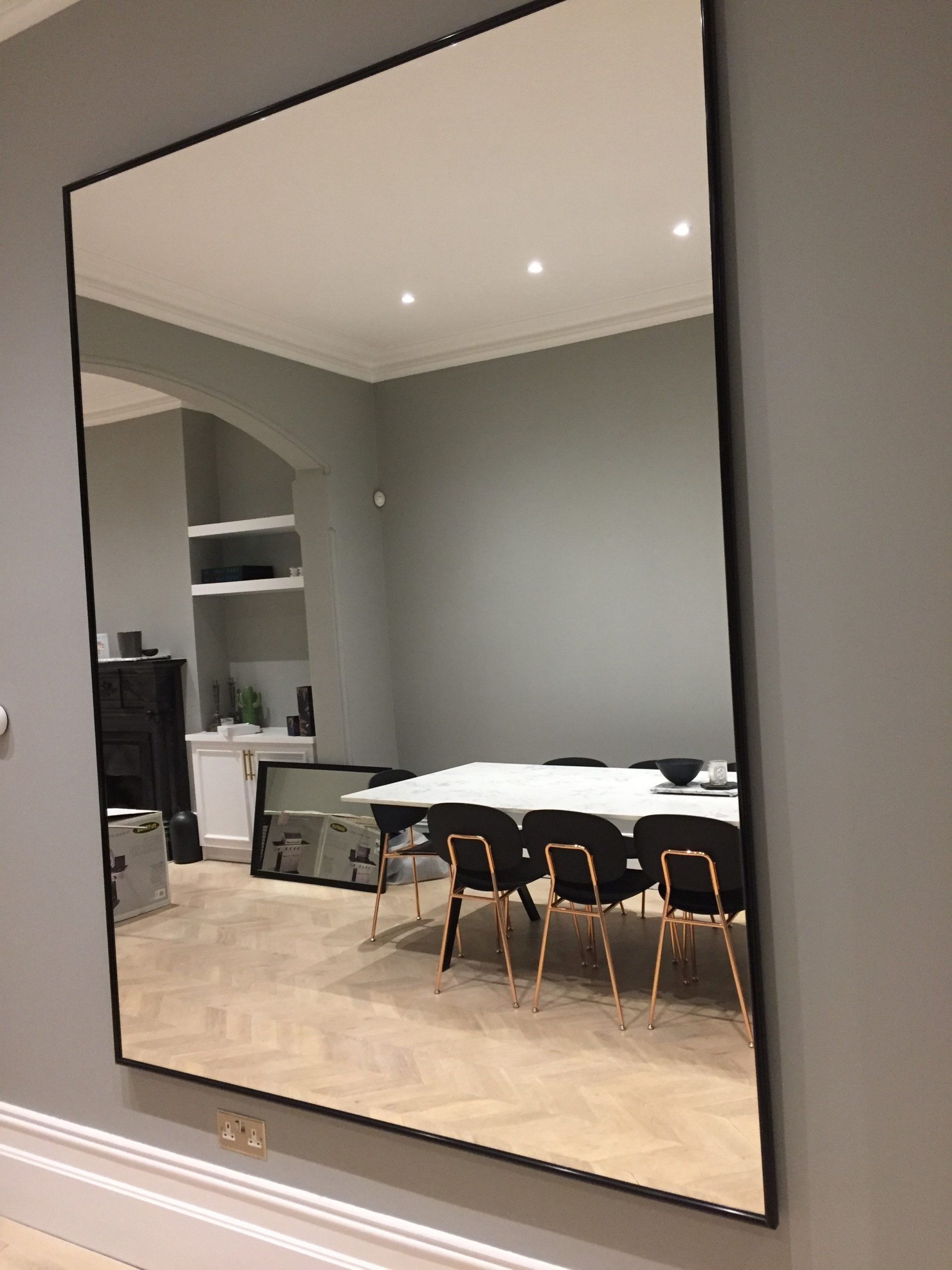 A Bespoke Black Framed Mirror Installed At A Customers Property ... inside Beyond the Screen Understanding the Impact of Black Mirror Frame