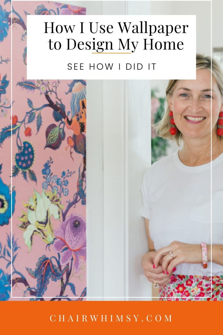 A Little Wallpaper Goes A Long Way - Chair Whimsy | Katie Kime Wallpaper, Hallway Wallpaper ... throughout Diy Project: Wallpaper Goes Mobile