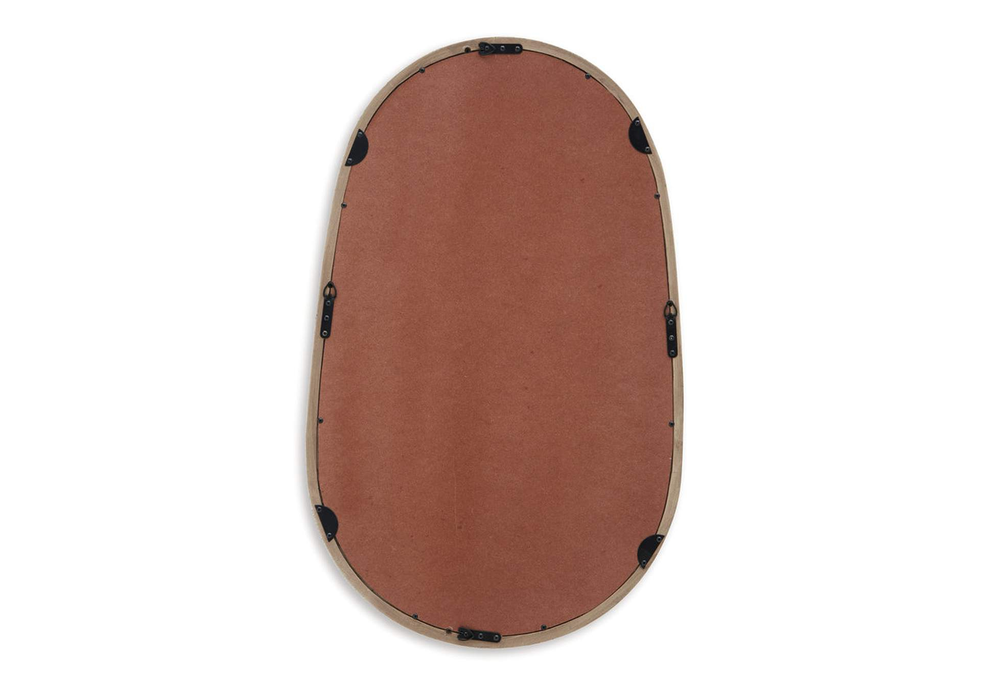 Aarilynn Accent Mirror with Aarilynn Brown Accent Mirror