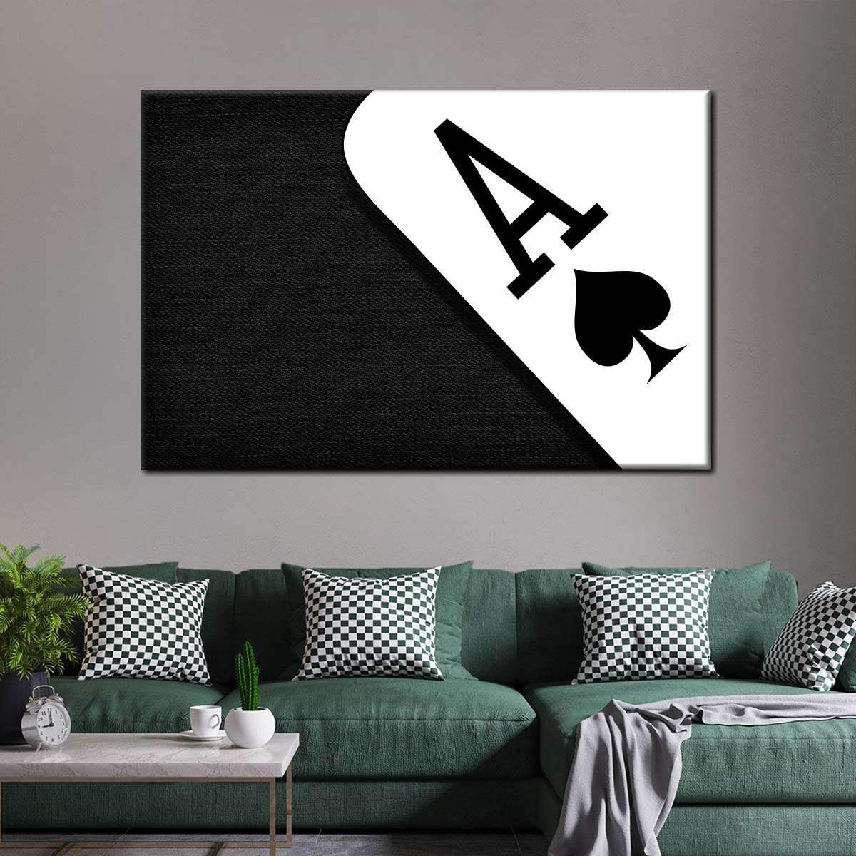 Ace Of Spades Wall Art – Artofit inside The Unique Craftsmanship of Mercana Ace of Spades II Wall Art