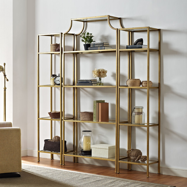 Aimee Etagere Set - Contemporary - Display And Wall Shelves - By ... in Aimee Etagere Set Inspiring Ways to Integrate It Into Your Home