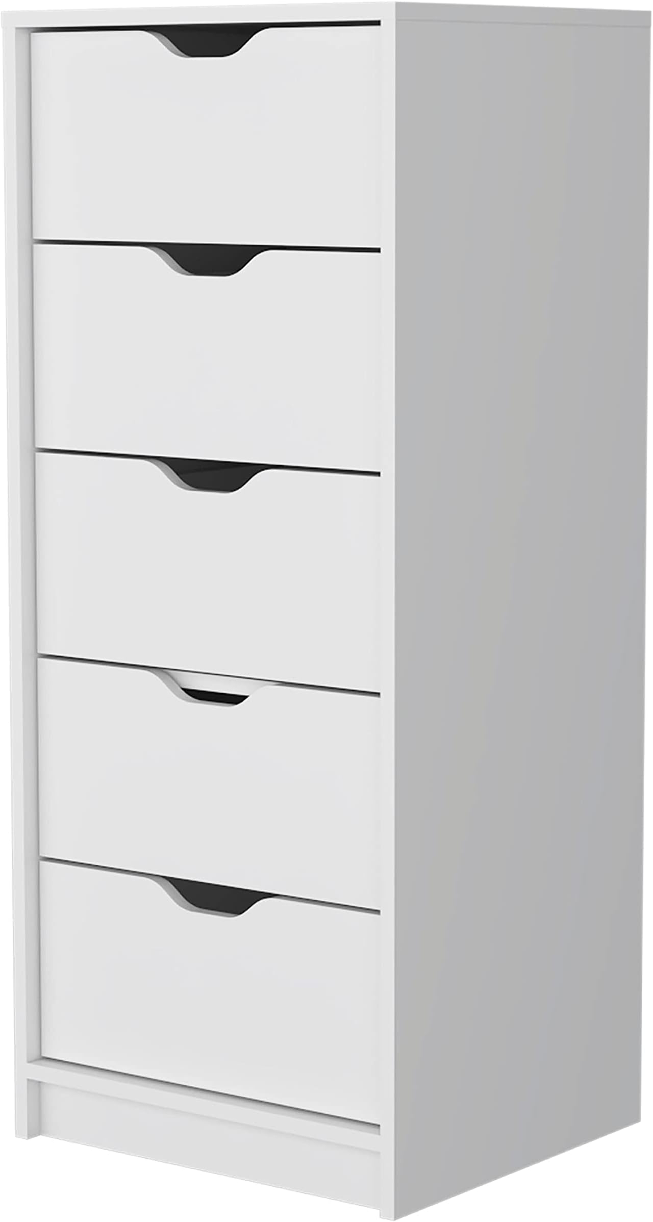 Amazon.com: Fm Furniture Dillon Narrow 5 Drawer Dresser, Tall Chest Of ... in Dillon 5 Narrow Drawer Dresser, Tall Chest Of Drawers
