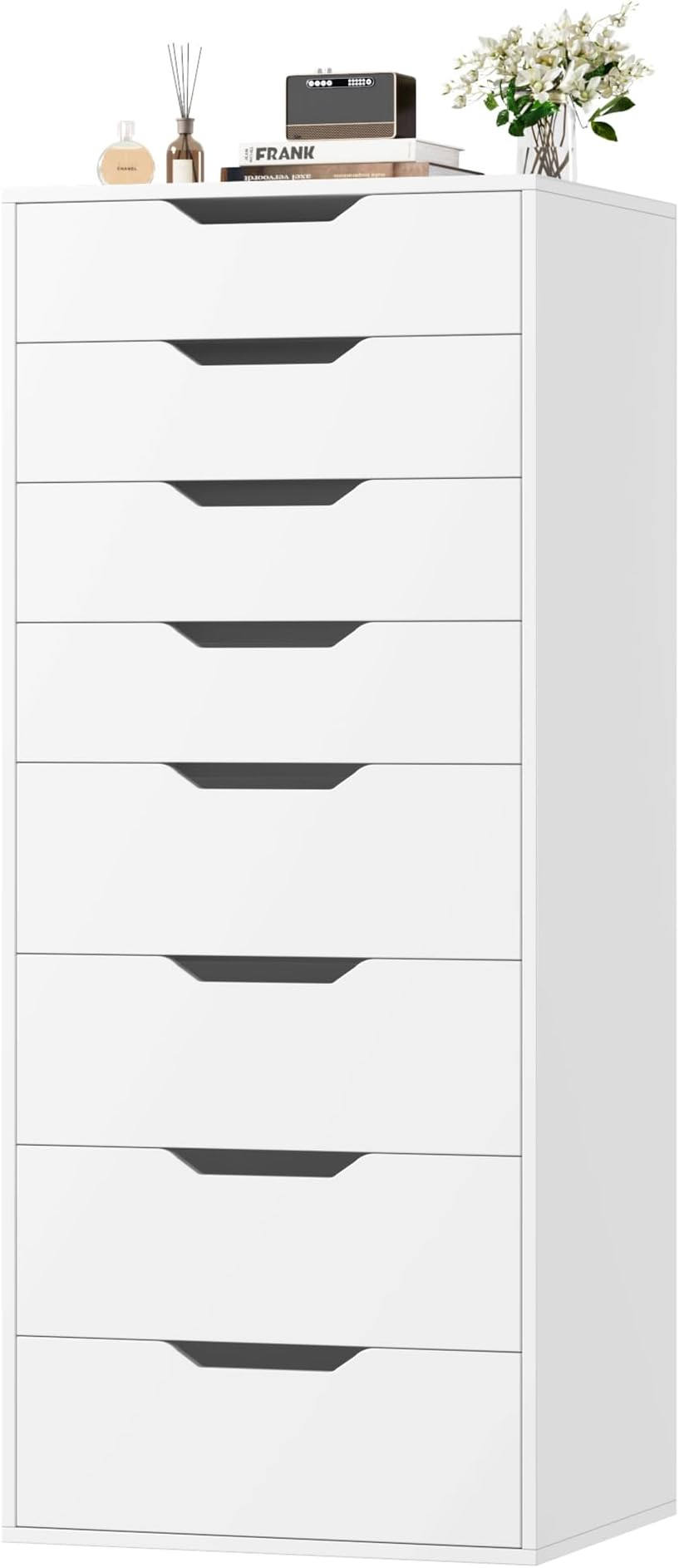 Amazon.com: Fm Furniture Dillon Narrow 5 Drawer Dresser, Tall Chest Of ... with regard to Dillon 5 Narrow Drawer Dresser, Tall Chest Of Drawers