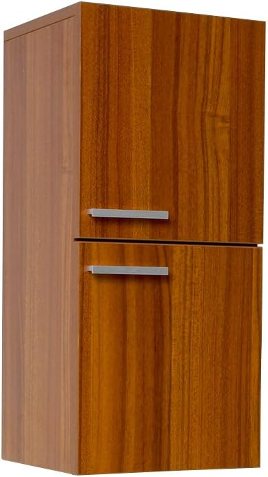 Amazon.com: Fresca Bath Bathroom Linen Side Cabinet With 2 Storage Area ... within Fresca Walnut Bathroom Linen Side Cabinet With 2 Storage Areas