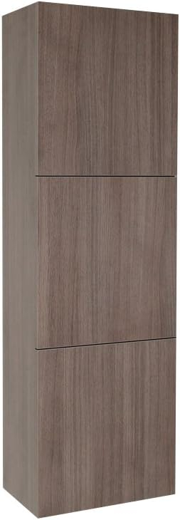 Amazon.com: Fresca Bath Bathroom Linen Side Cabinet With 3 Large ... intended for Fresca Black Bathroom Linen Side Cabinet With 3 Large Storage Areas, Teak
