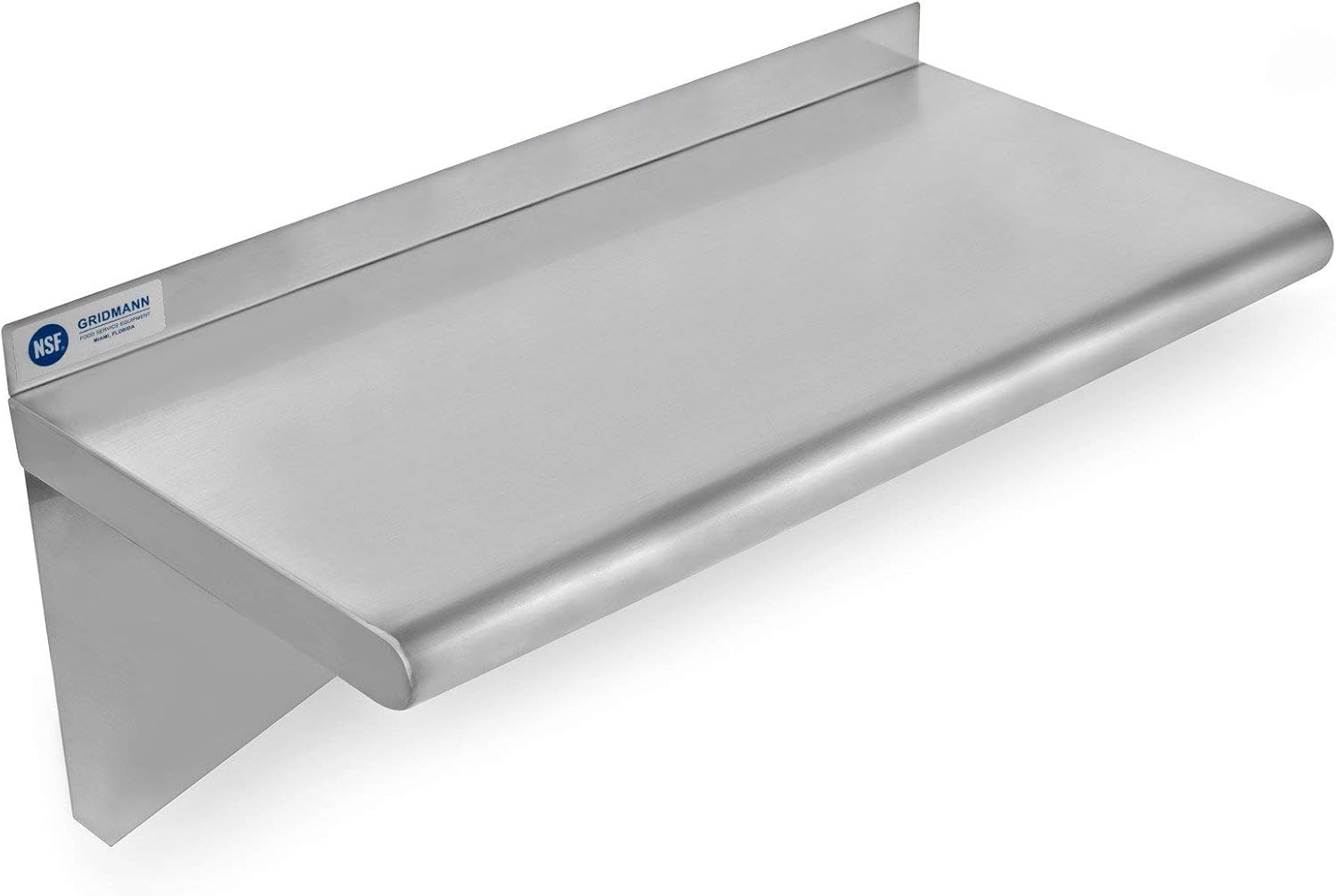 Amazon.com: Gridmann Nsf Stainless Steel 12" X 24" Kitchen Wall Mount ... intended for Nsf Stainless Steel 12" X 24" Commercial Kitchen Wall Shelf Restaurant Shelving
