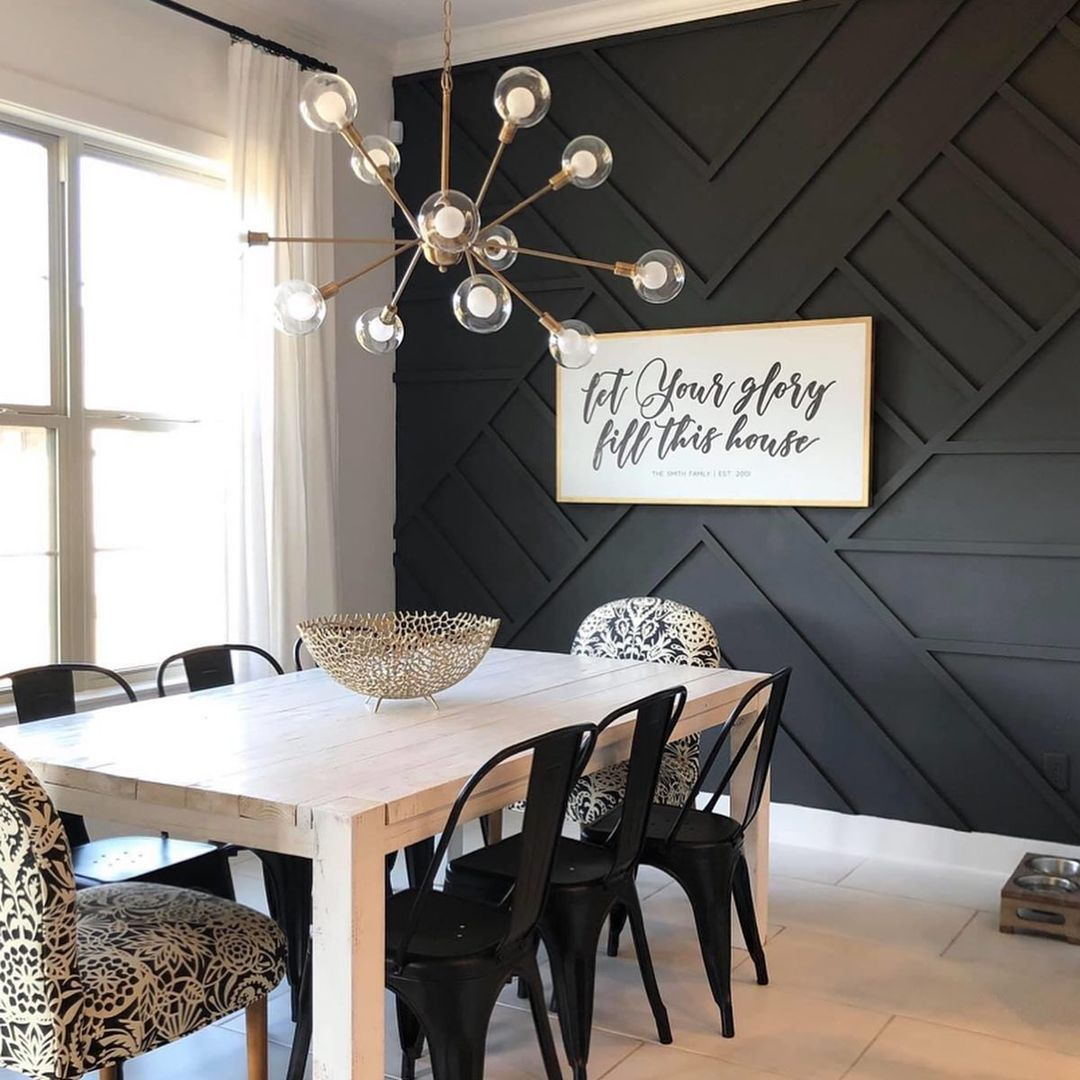 Another Accent Wall Completed! We Love How This Wall Pops. Swipe Right ... within Demystifying Accent Walls Common Mistakes and How to Avoid Them