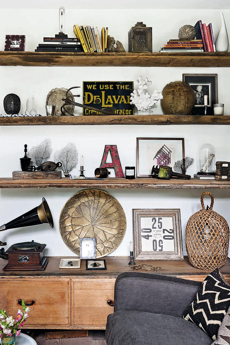 Athena Calderone's Bookshelf Design Mistake, Fixed | Eyeswoon regarding Shelf Decorating Mistakes