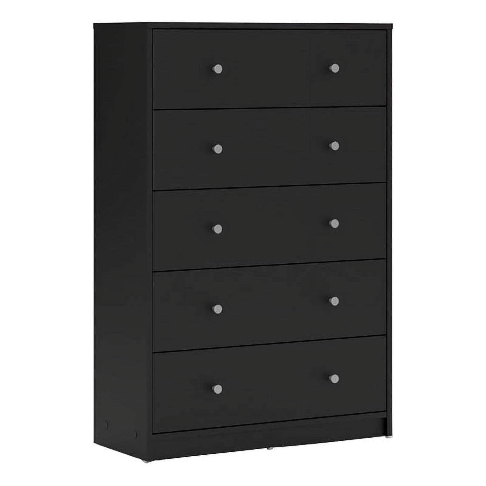 Atlin Designs Contemporary 5-Drawer Engineered Wood Chest In Black - Walmart.com with Making the Most of Your Atlin Designs Coffee Chest for a Tidy Space