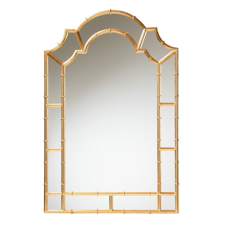 Bedivere Modern Glam And Luxe Antique Goldleaf Metal Accent Wall Mirror ... for Why the Rogier Goldleaf Mirror is the Ultimate Statement Piece