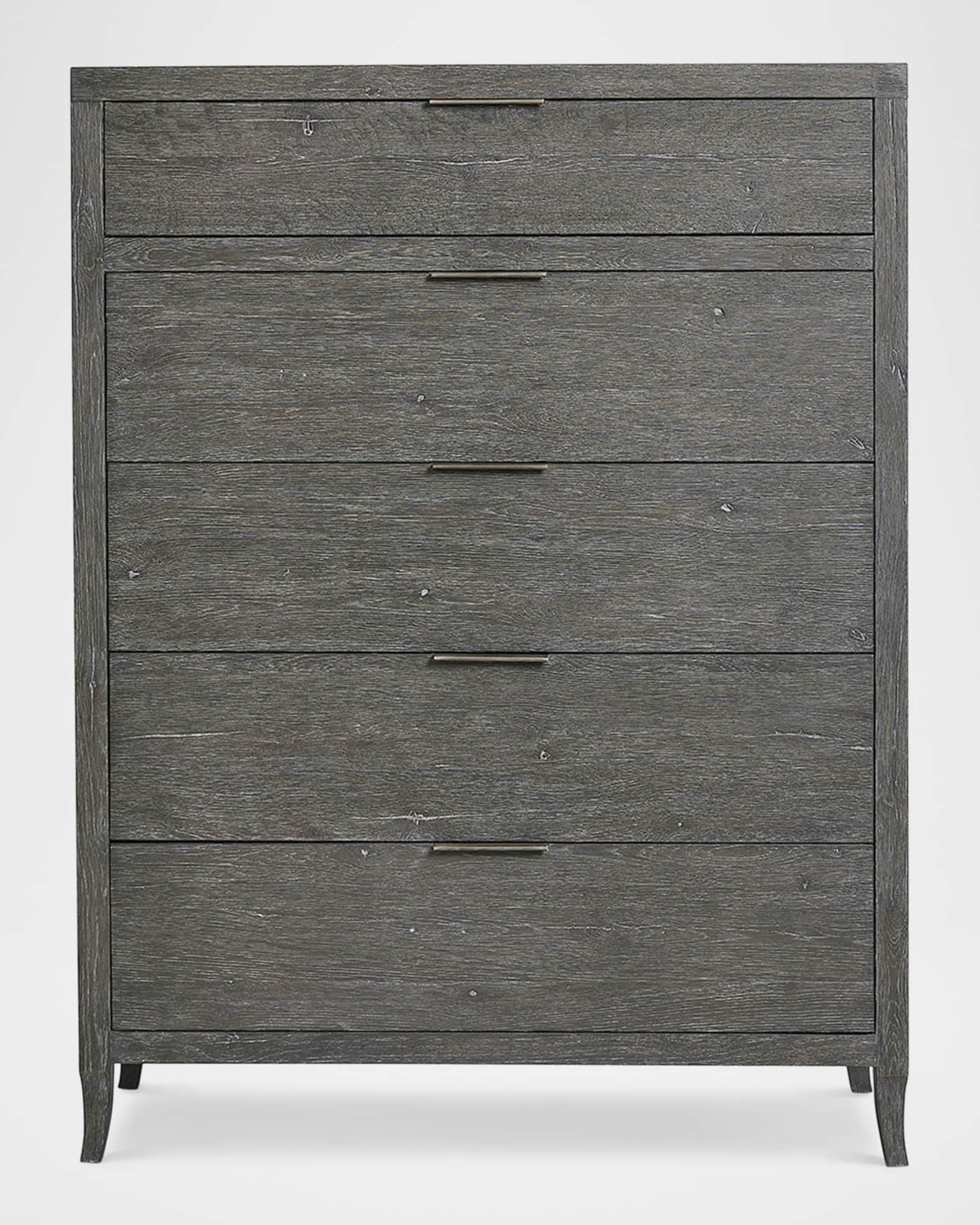 Bernhardt Tribeca 5-Drawer Tall Chest | Horchow regarding Bernhardt Silhouette Tall Drawer Chest