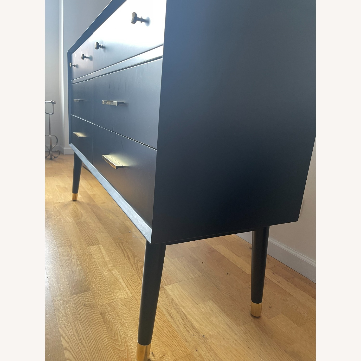 Black 6-Drawer Double Dresser - Aptdeco with regard to Choosing the Right Placement for Your Luxor 6 Drawer Double Dresser