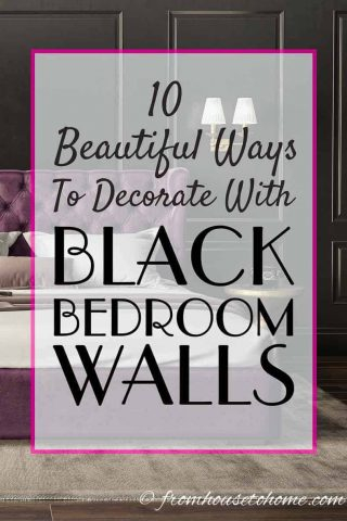 Black Bedroom Ideas: 10 Romantic Rooms With Black Bedroom Walls for 10 Ways To Use Black On Bedroom Walls
