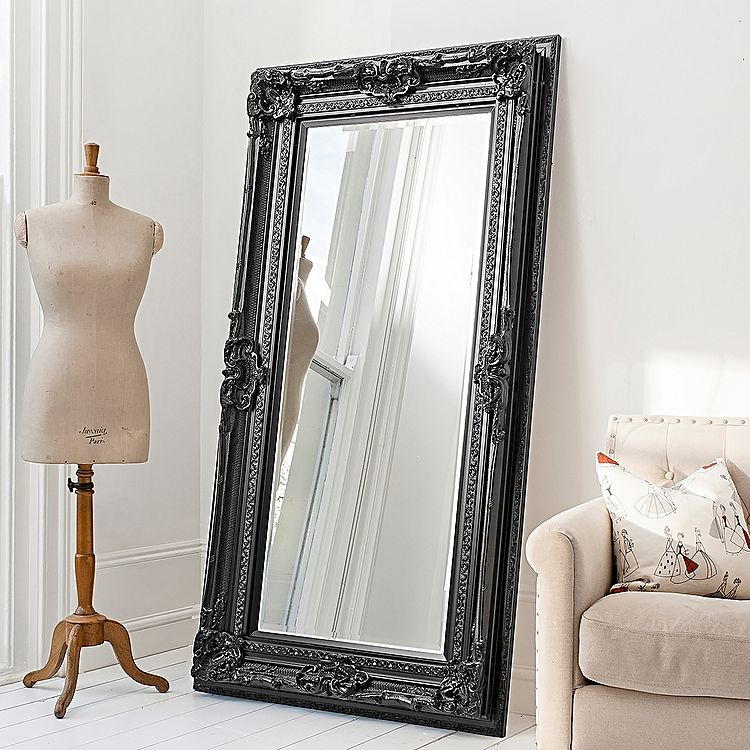 Black Framed Mirrors | Free Shipping | Luxe Mirrors intended for Black Mirror Frame