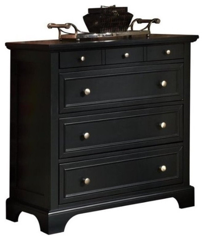 Bowery Hill Traditional 4-Drawer Hardwood Chest In Off White ... regarding Why a 4-Drawer Hardwood Chest is a Smart Choice for Your Home