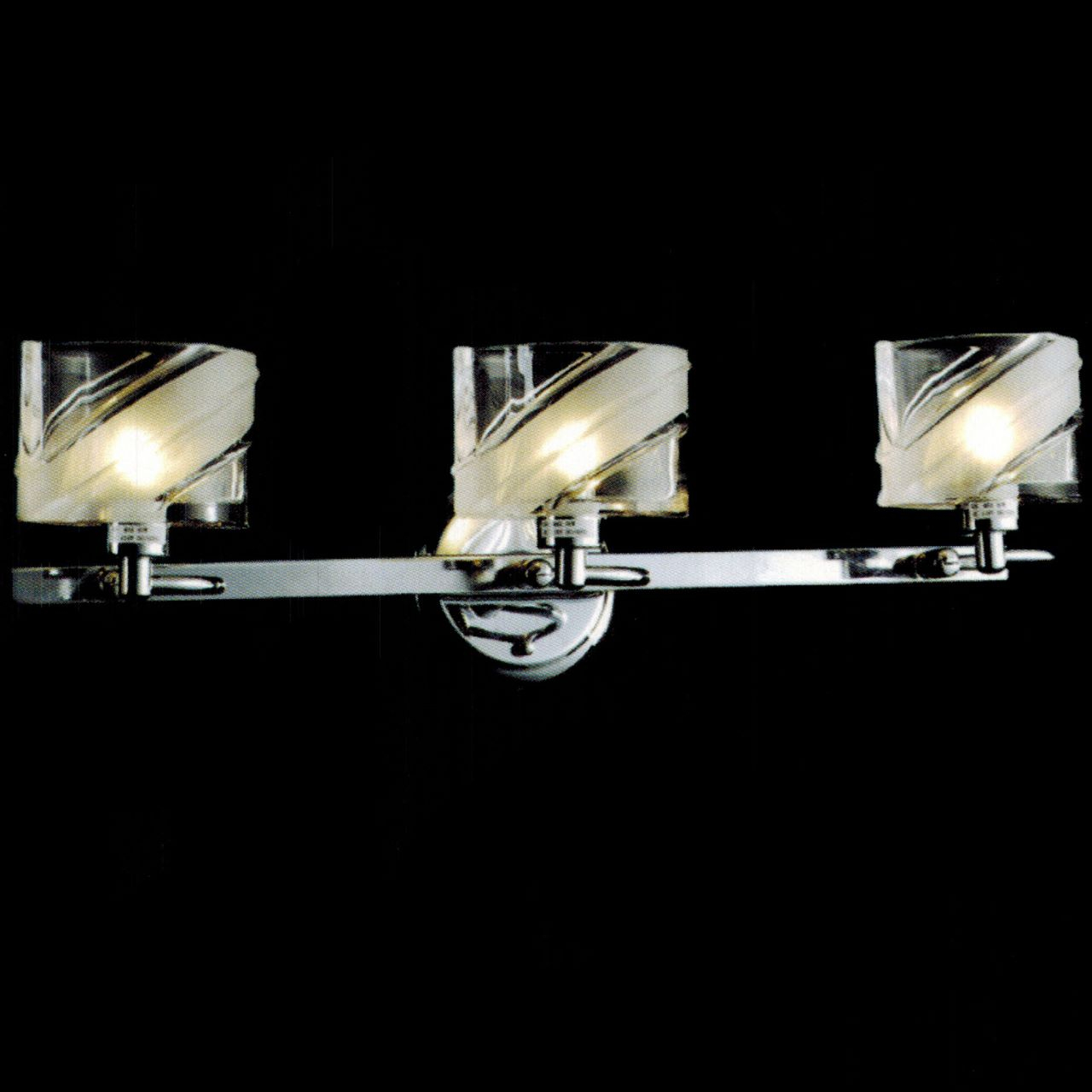 Brizzo Lighting Stores. 22" Blocchi Modern Rectangular Vanity Light Chrome / Gold Finish Clear ... intended for Finding the Perfect Light The Annabel Vanity's Clear Glass Appeal
