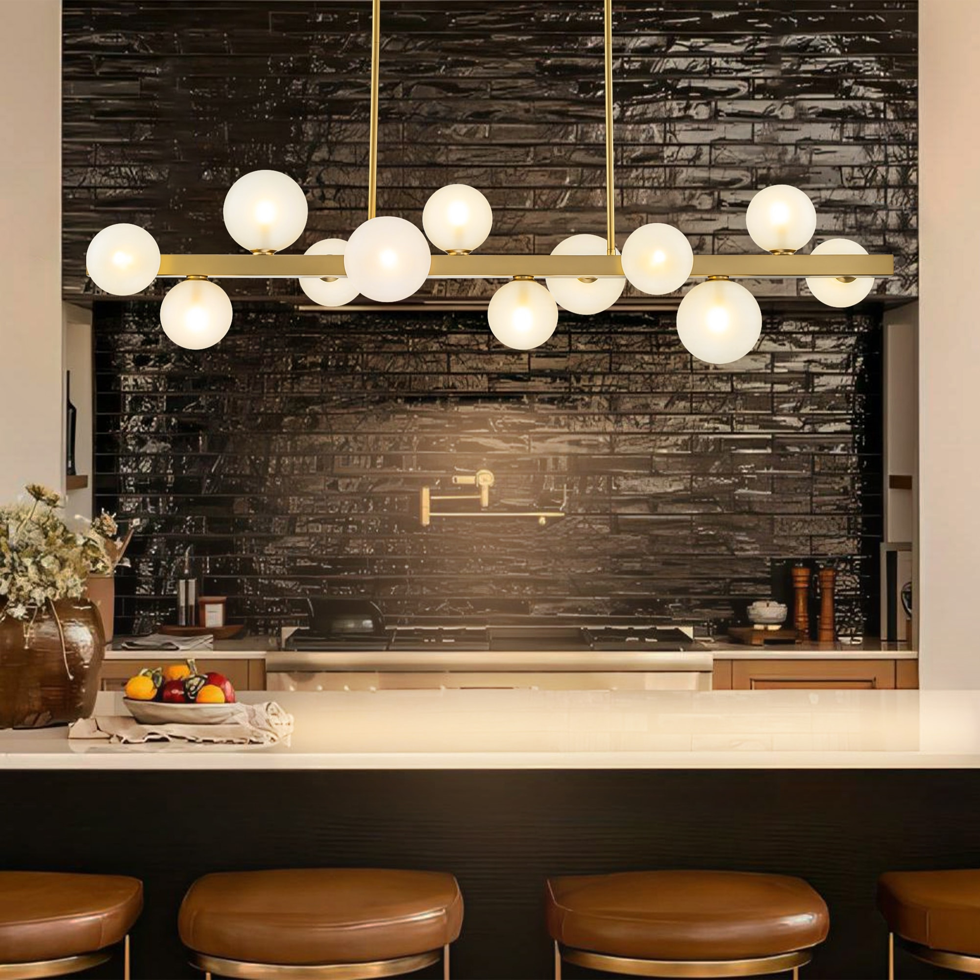 Brody 2-Light Island Fixture - Bed Bath & Beyond - 37261615 with regard to How the LALUZ 6-Light Pendant Transforms Room Ambiance