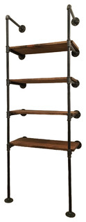 Brooklyn Ii - Industrial Wall Shelf Unit - Industrial - Display And ... inside A Deep Dive into the Brooklyn II Industrial Wall Shelf Design