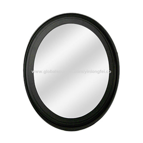 Buy Wholesale China Oval Wood Framed Mirror, Hanging On The Wall & Oval ... intended for Choosing the Perfect Black Oval Wood Mirror for Your Home