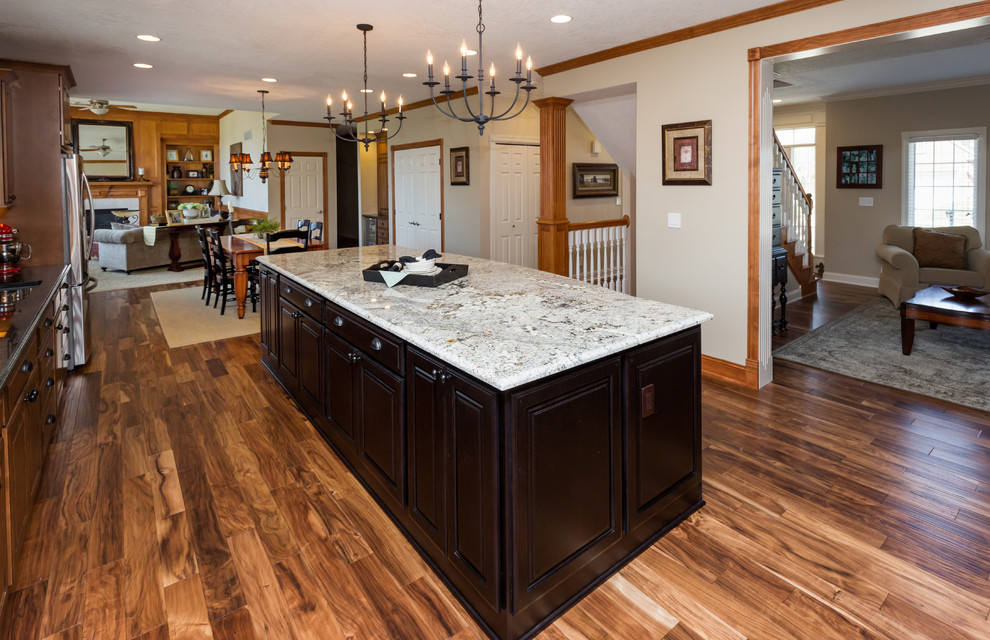 Bye Bye Dining Room, Hello Big Beautiful Kitchen - Traditional ... inside Designing Kitchens That Embrace the Natural Landscape