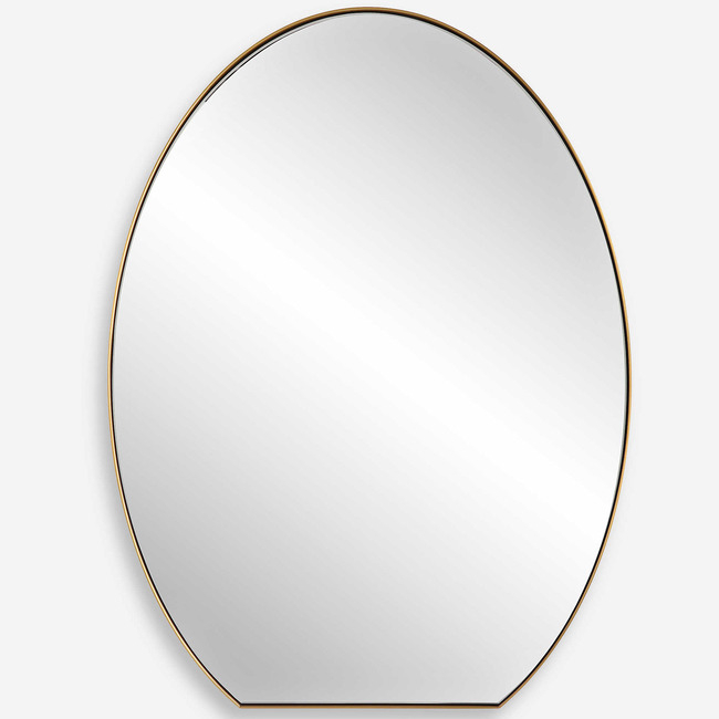 Cabell Oval Mirror By Uttermost | Utt-09924 | Utt1250590 throughout Uttermost Cabell Brass Oval Mirror