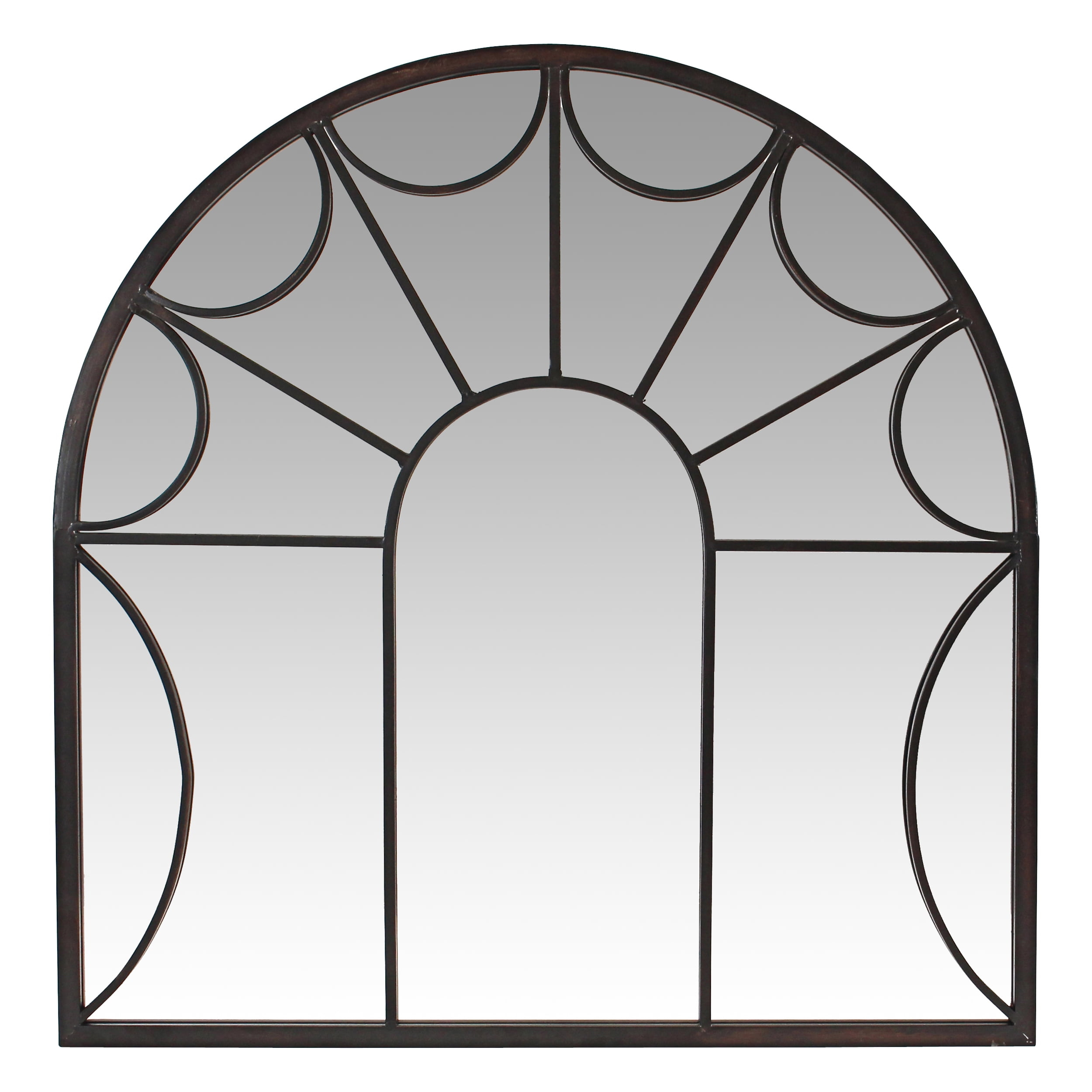 Carlita Arched Window Wall Mirror - Walmart.com regarding Carlita Mirror
