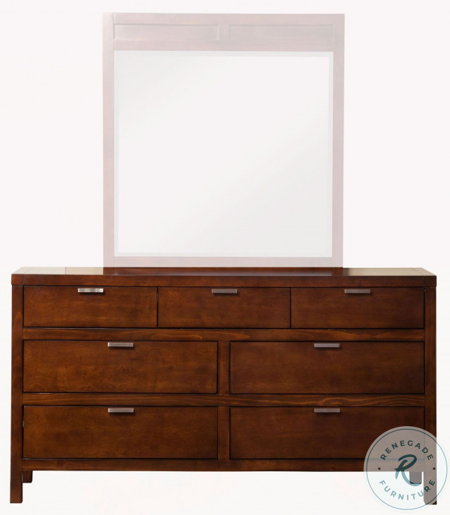 Carmel Cappuccino 7 Drawer Dresser From Alpine | Coleman Furniture pertaining to A Deep Dive Into the Carmel 7 Drawer Dresser White Design and Functionality