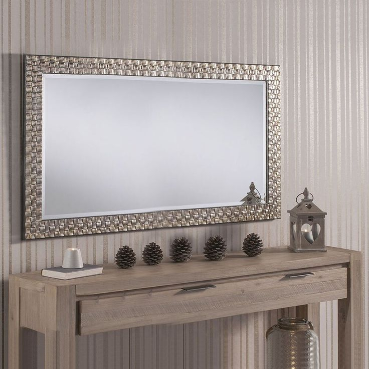 Classicliving Beatrice Wood Framed Wall Mounted Accent Mirror In ... with regard to The Art of Placing Your 38" Rectangle Accent Mirror for Maximum Impact