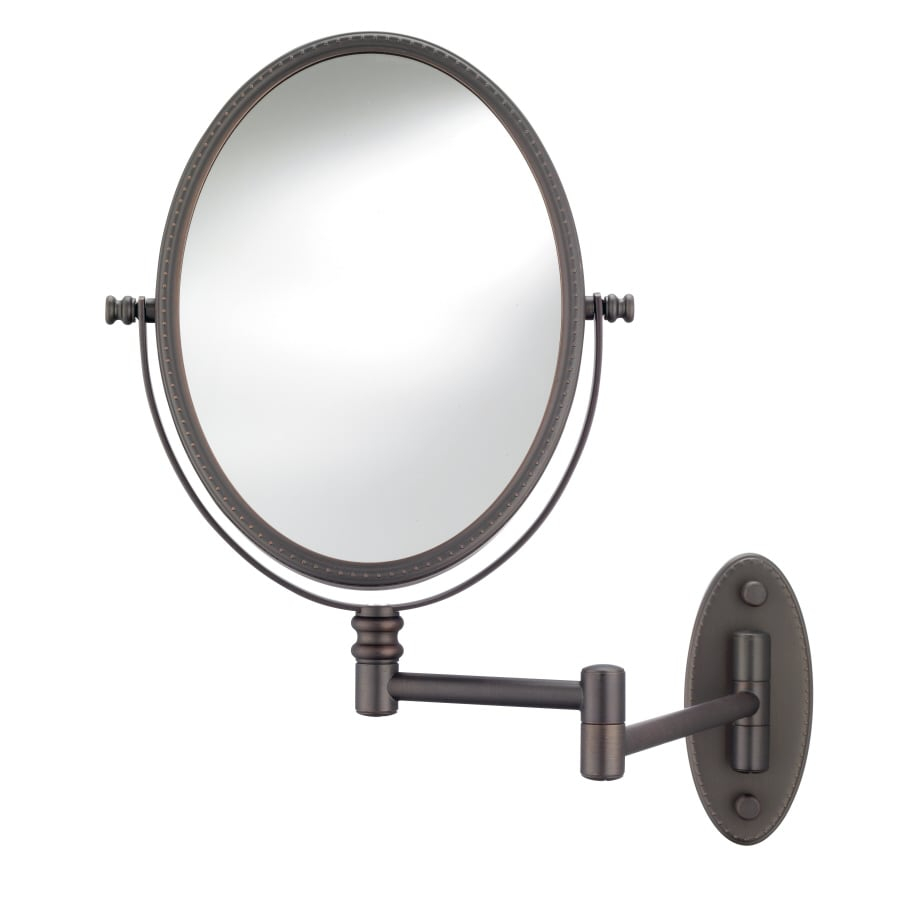 Conair Oil-Rubbed Bronze Wall-Mounted Vanity Mirror At Lowes.com pertaining to Lauren Mirror, Oil Rubbed Bronze