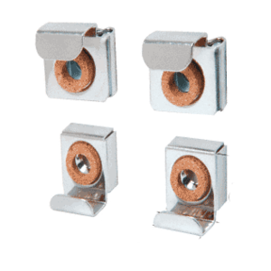 Crl 50655B Nickel Plated E-Z Mount Mirror Clips - Bulk Package Of 50 Sets with Nickel Plated J-Mirror Clip Set