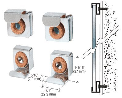 Crl Nickel Plated E-Z Mount Mirror Clip Set: Amazon.co.uk: Kitchen & Home regarding The Craftsmanship Behind a Quality Nickel Plated J-Mirror Clip Set