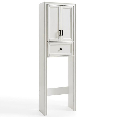 Crosley Furniture Tara Wood Classic Spacesaver In Vintage White/Black ... with Finding Your Perfect Fit The Crosley Tara Wood Spacesaver in Vintage White/Black