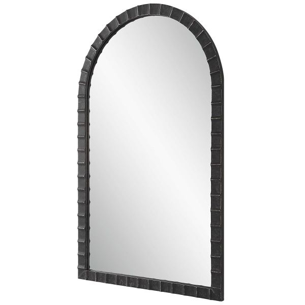 Dandridge Black Arch Mirror- Uttermost in Uttermost Dandridge Black Arch Mirror