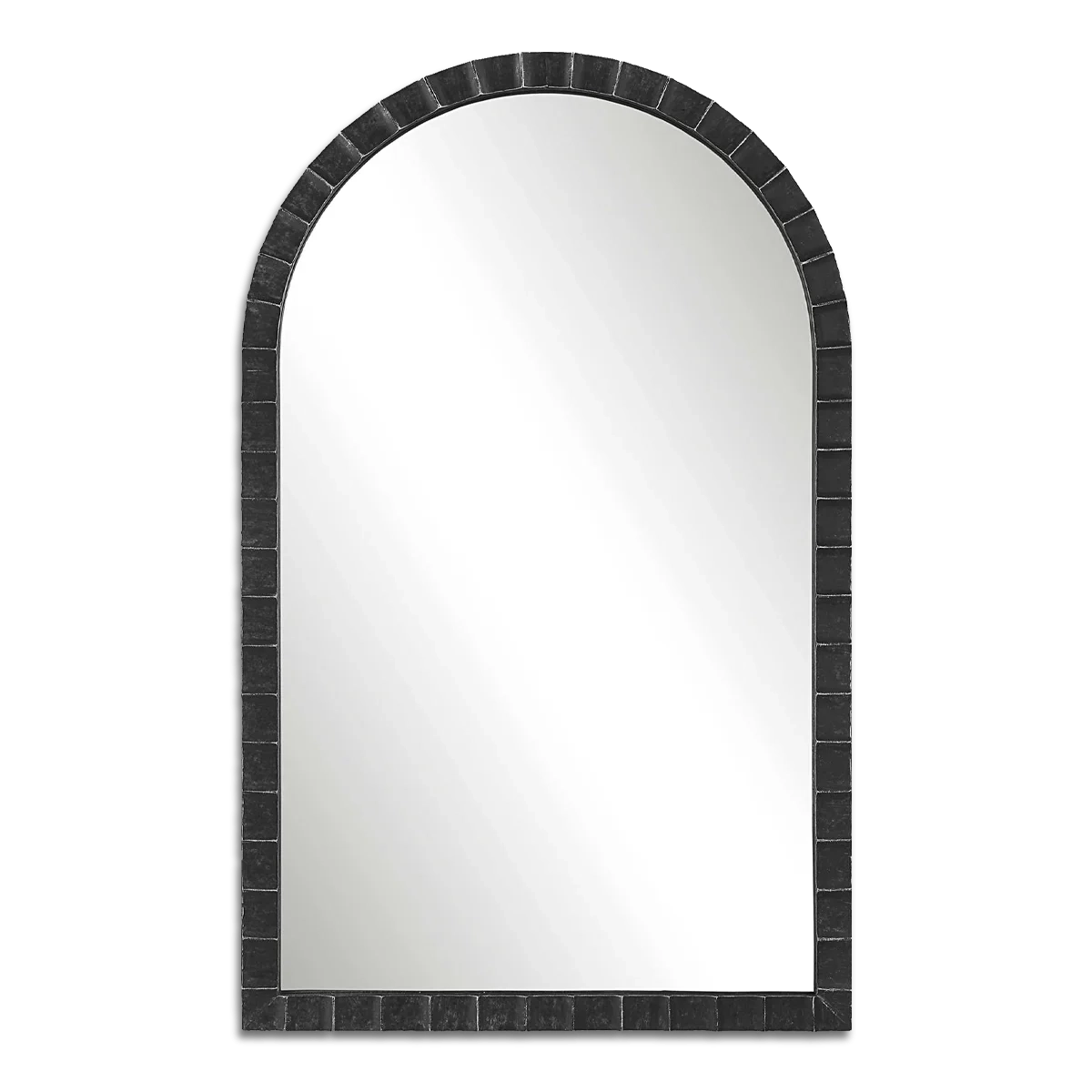 Dandridge Black Arch Mirror- Uttermost with regard to A Deep Dive into the Craftsmanship of the Uttermost Dandridge Black Arch Mirror