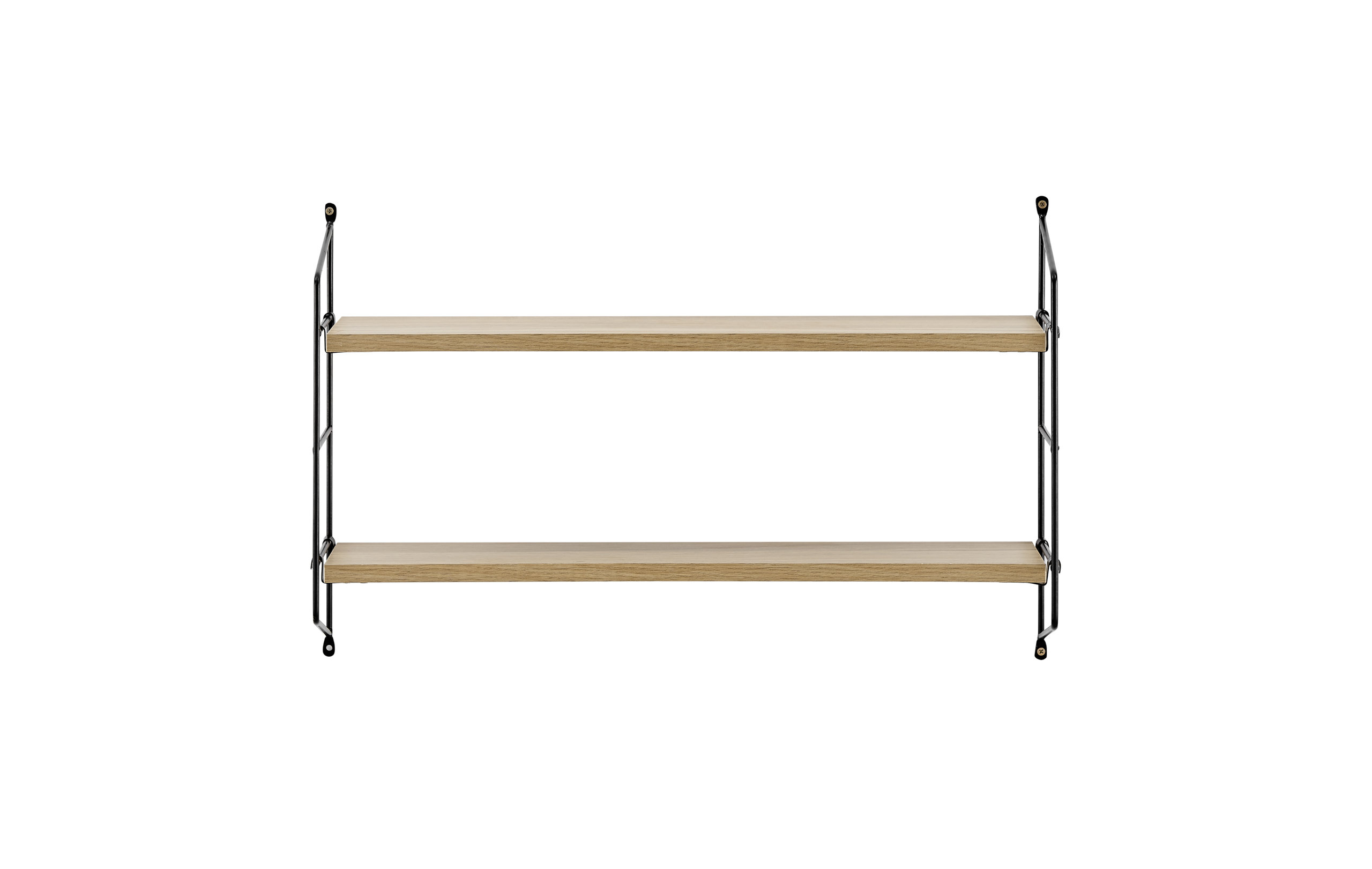 Danya B. Severini Floating Bracket Farmhouse Two-Tier Wall Shelf - Industrial - Display And Wall ... intended for Creative Ways to Style Your Danya B. Rio Modular Floating Shelf