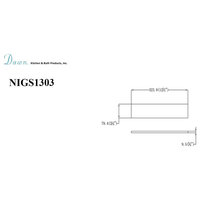 Dawn Glass Support Plate For Shower Niche - Contemporary - Bathroom ... in Why a Dawn Glass Support Plate is Key for Shower Niche Durability